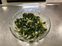 ほうれん草のバナナ和え
